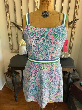 NWT Lilly Pulitzer Deidra Dress in"Lilac Rose We Mermaid It.” Size: M $158